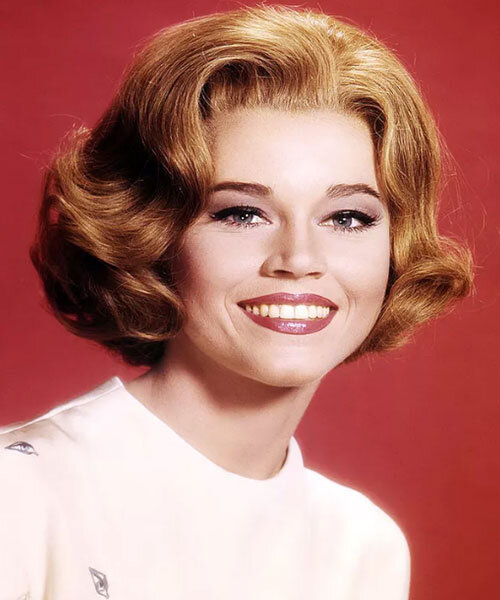 Hollywood Yıldızı Jane Fonda Bob Saç Modeli 